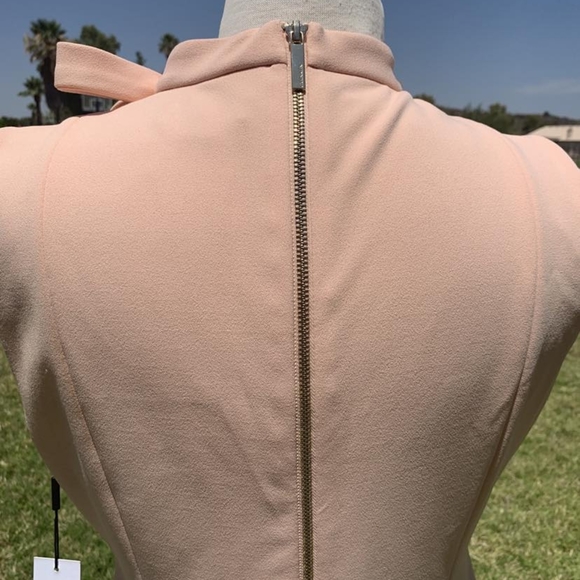 Calvin Klein pink blush sleeveless dress women's size 14 new with tags - Picture 4 of 9